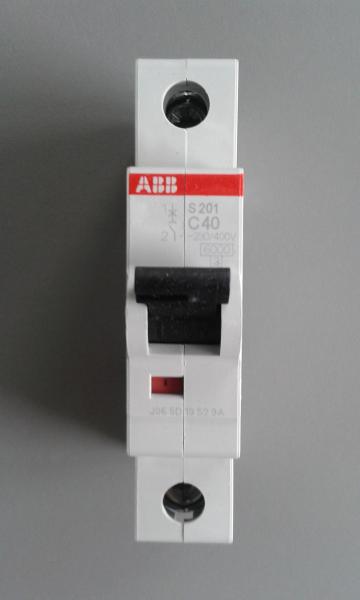 ABB Leitungsschutzschalter S201-C40 1-polig C40A 6kA
